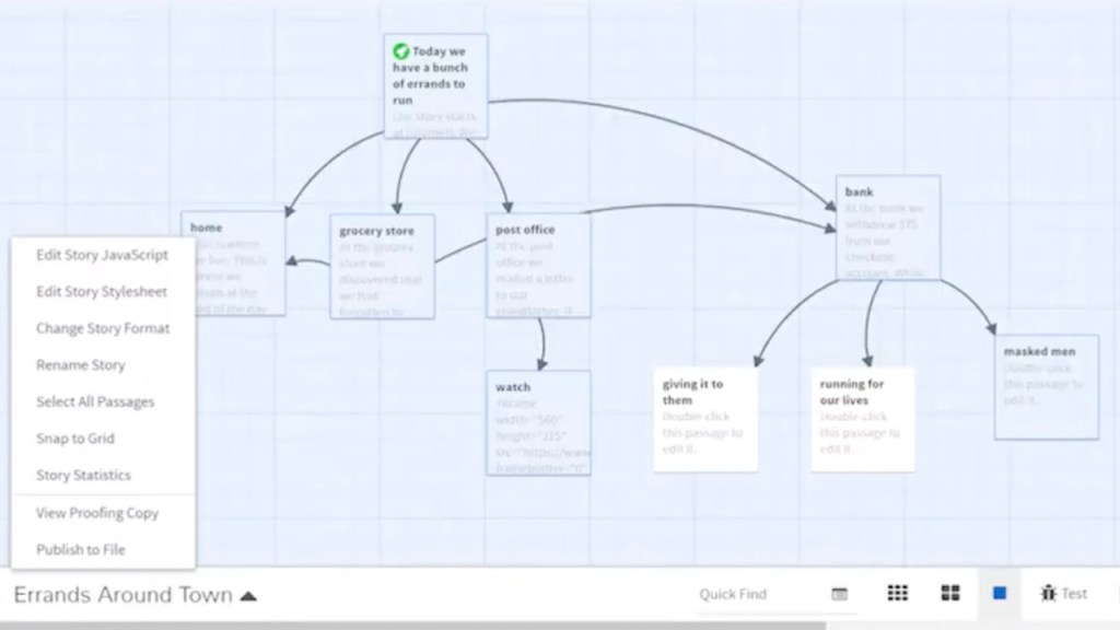 Some Storytelling Possibilities in&nbsp;Twine